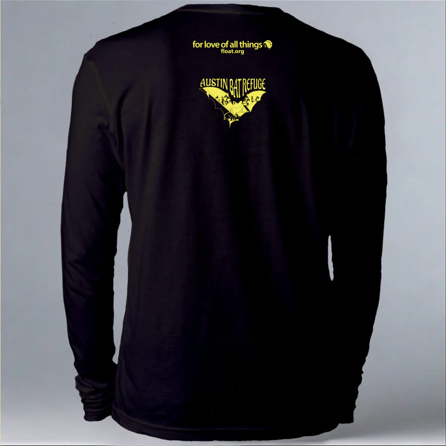 Austin Bat Refuge - Adult Long Sleeve - Black - Image 3