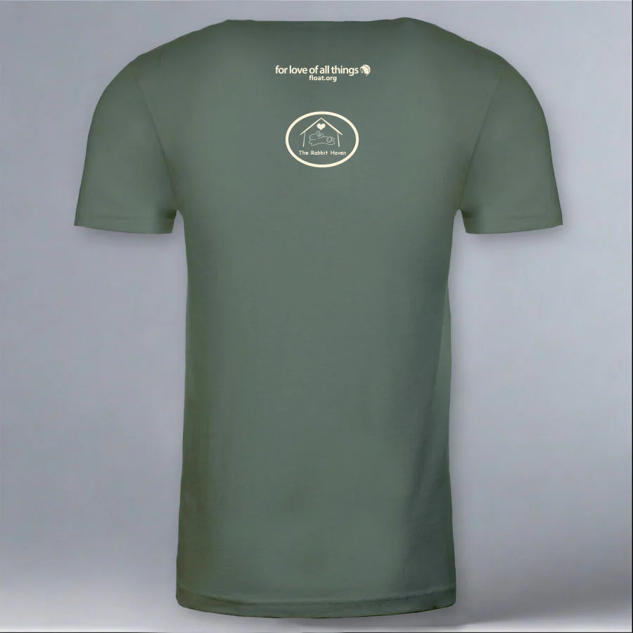 Rabbit Haven - 100% ORGANIC Adult Allmade® Tee - Matcha Green - Image 3