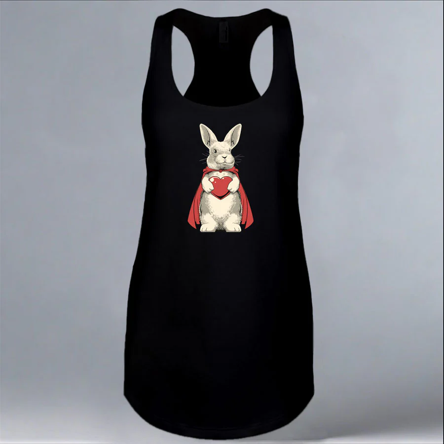 Rabbit Haven - Ladies Tank - Black