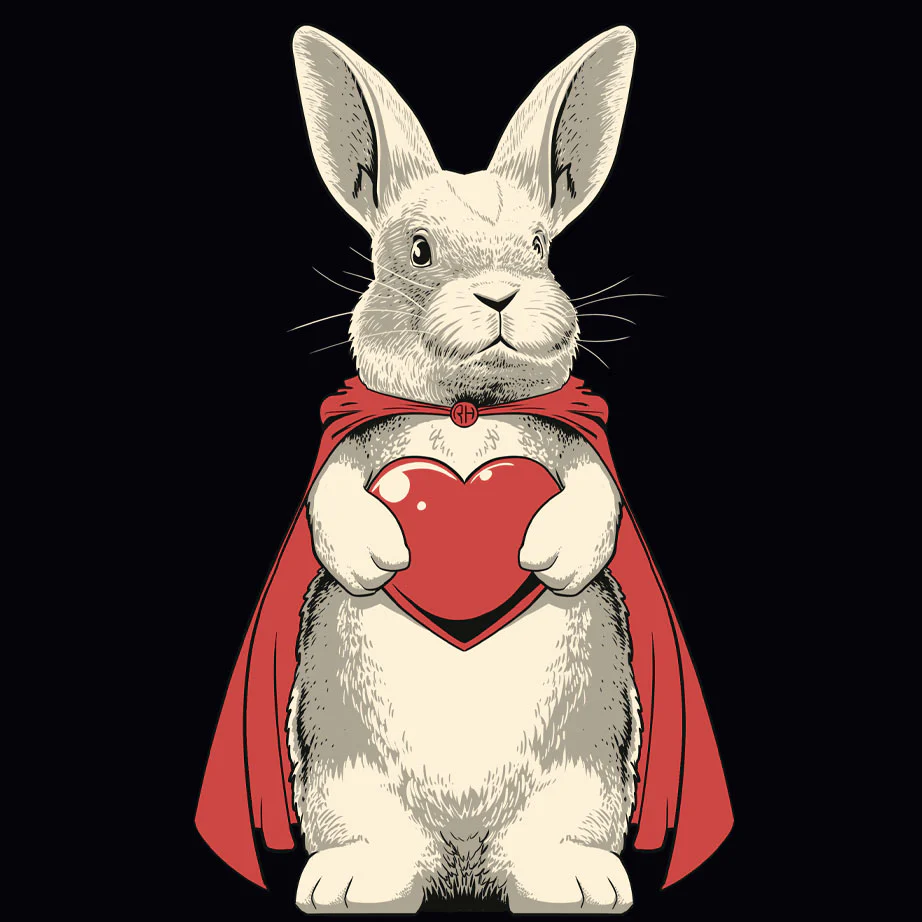 Rabbit Haven - Ladies Tank - Black - Image 2