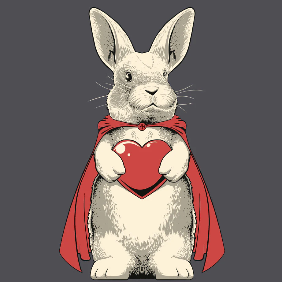 Rabbit Haven - Unisex Tank - Heavy Metal - Image 2