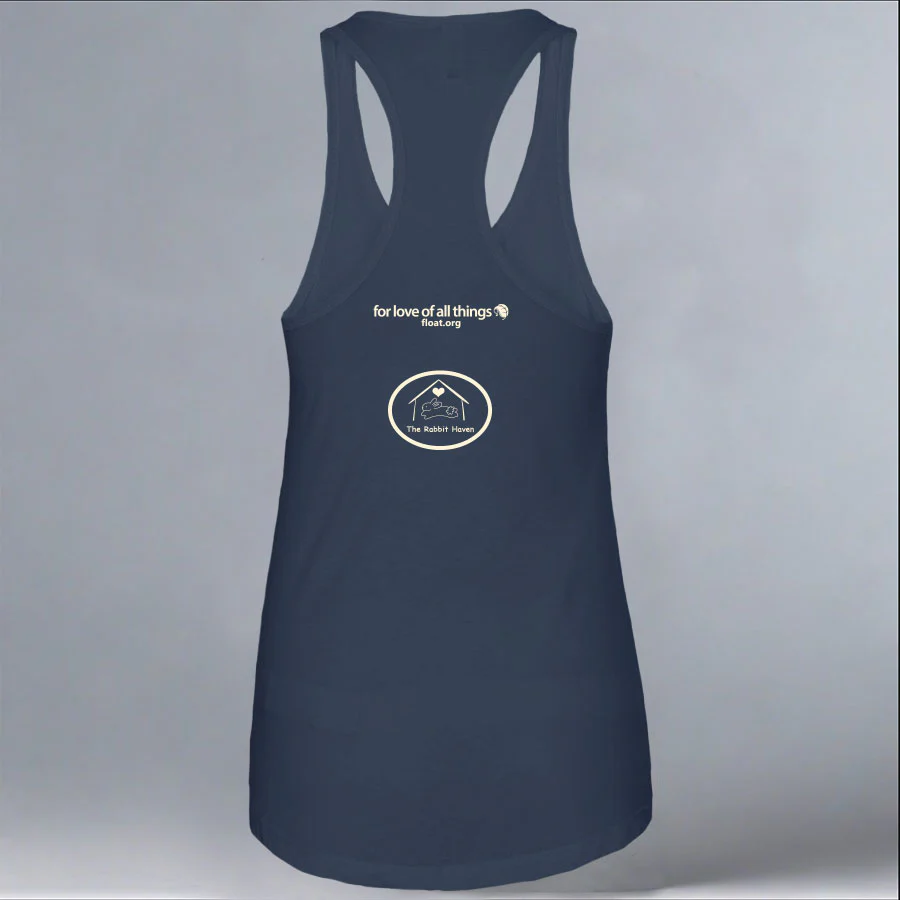Rabbit Haven - Ladies Tank - Indigo - Image 3