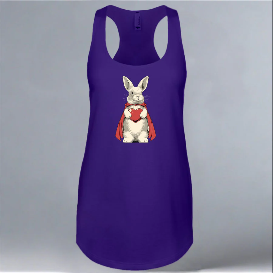 Rabbit Haven - Ladies Tank - Purple Rush