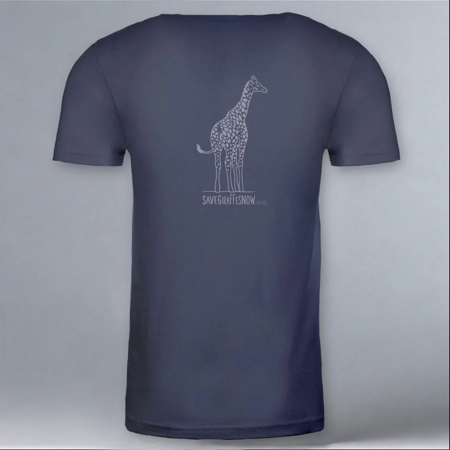 Save Giraffes Now - Adult - Indigo - Image 2