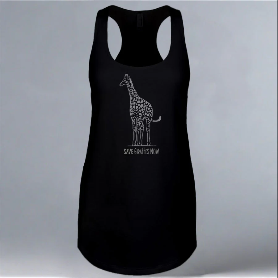 Save Giraffes Now - Unisex Tank - Black