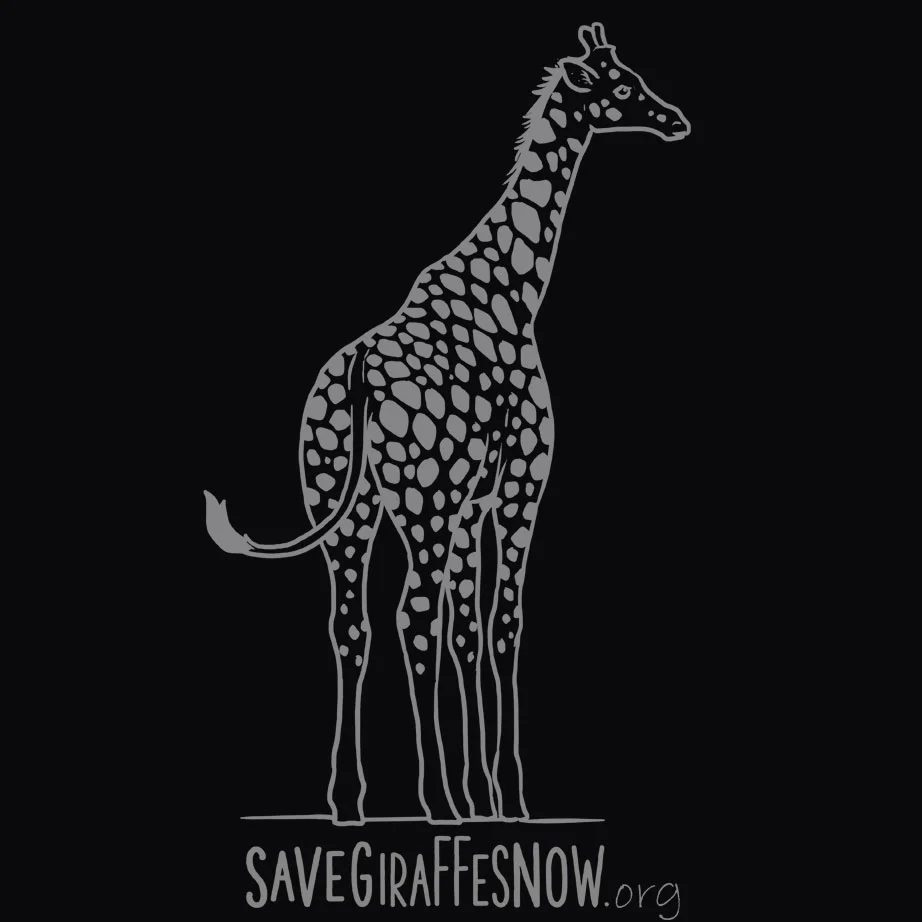 Save Giraffes Now - Unisex Tank - Black - Image 4
