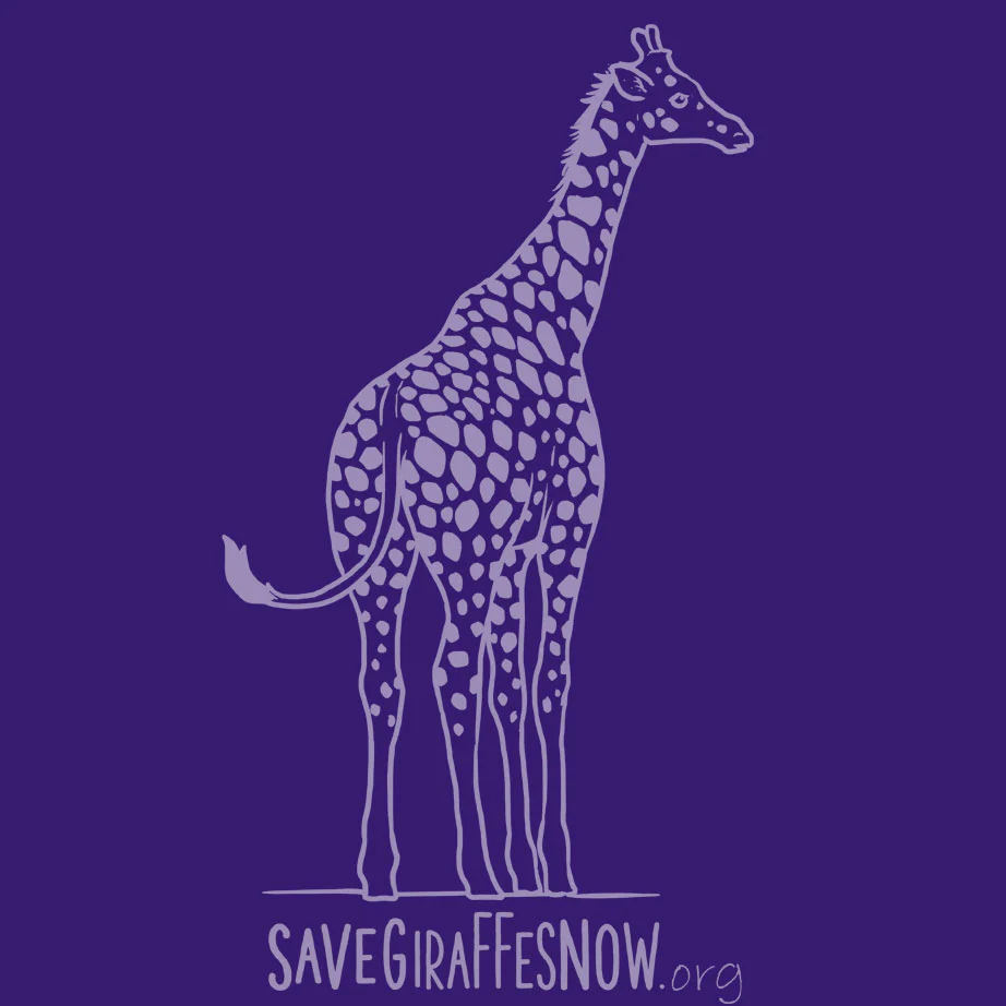 Save Giraffes Now - Unisex Tank - Purple Rush - Image 4