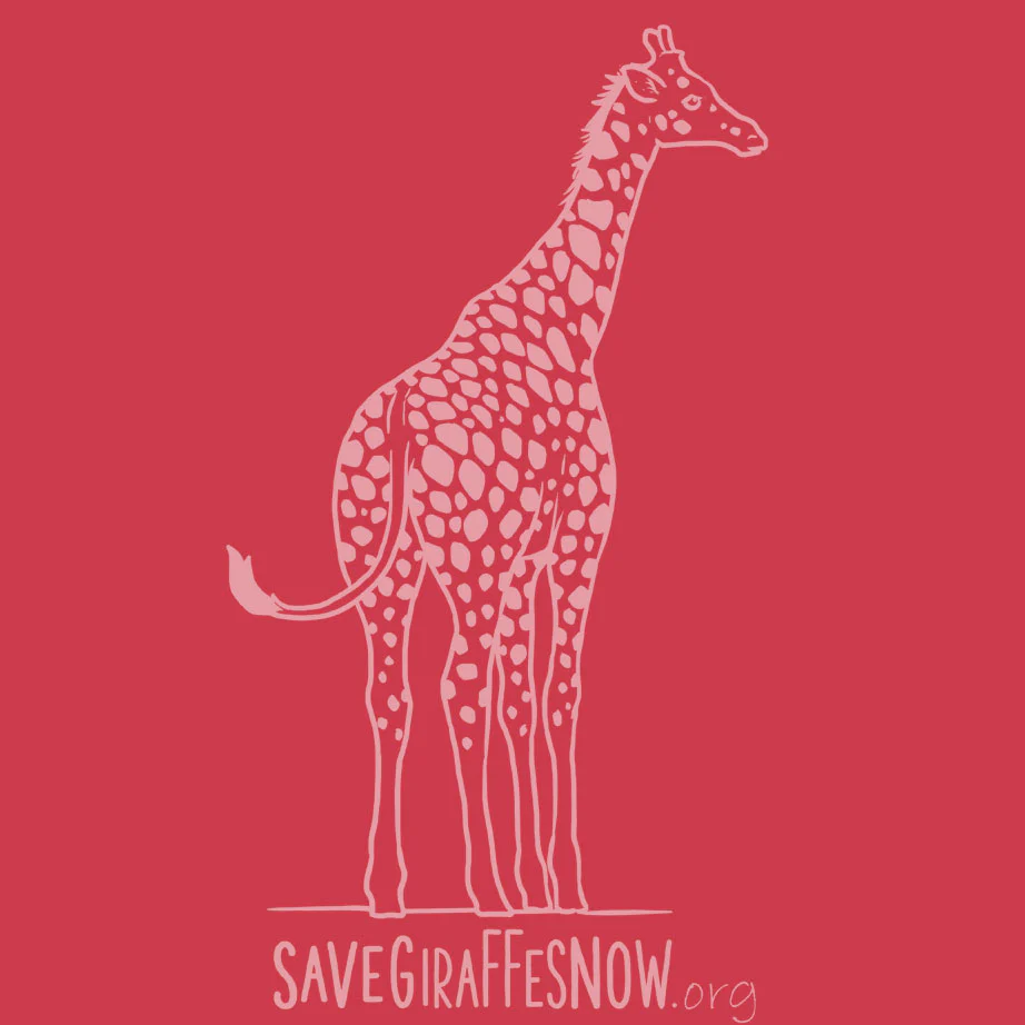 Save Giraffes Now - Youth - Red - Image 4