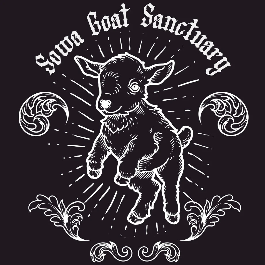 SOWA Goat Sanctuary - Adult Long Sleeve - Black - Image 2