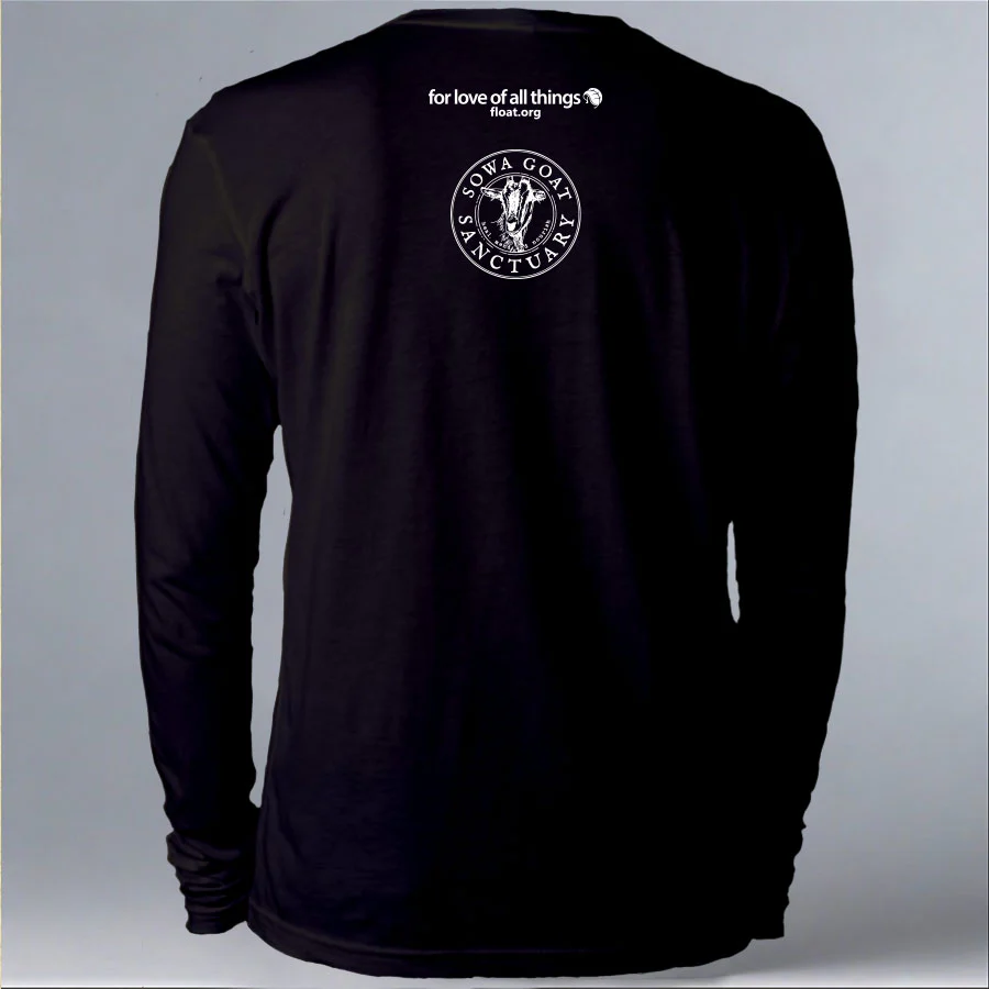 SOWA Goat Sanctuary - Adult Long Sleeve - Black - Image 3