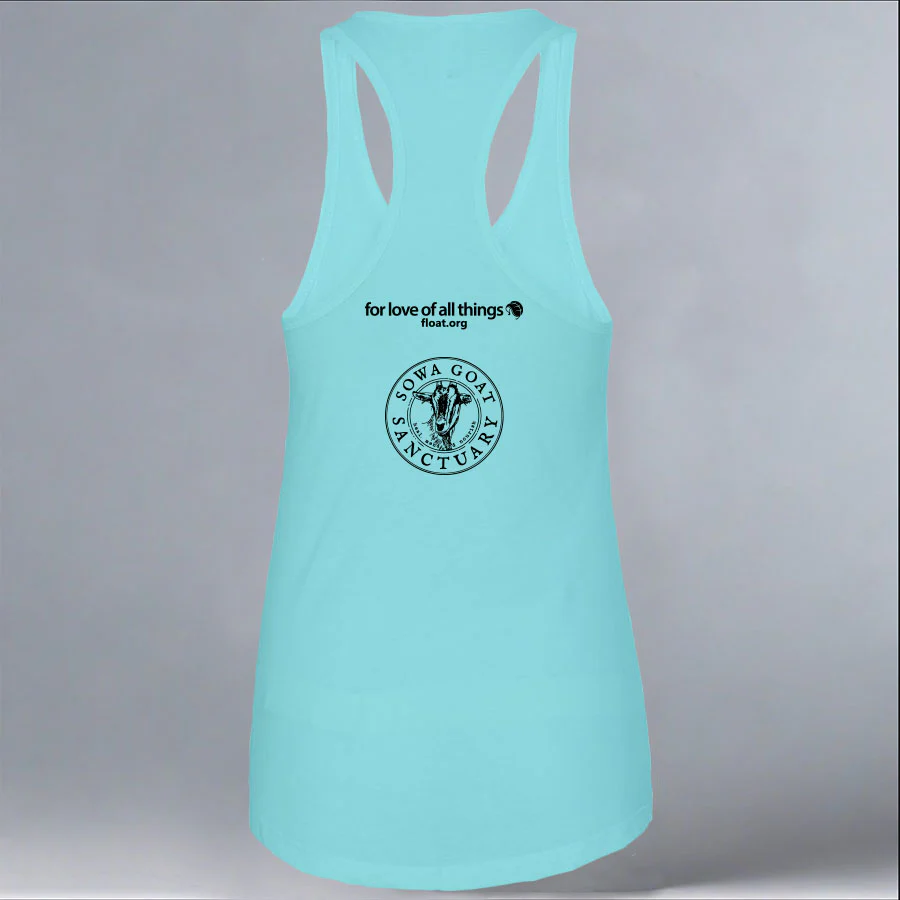 SOWA Goat Sanctuary - Unisex Tank - Tahiti Blue - Image 3